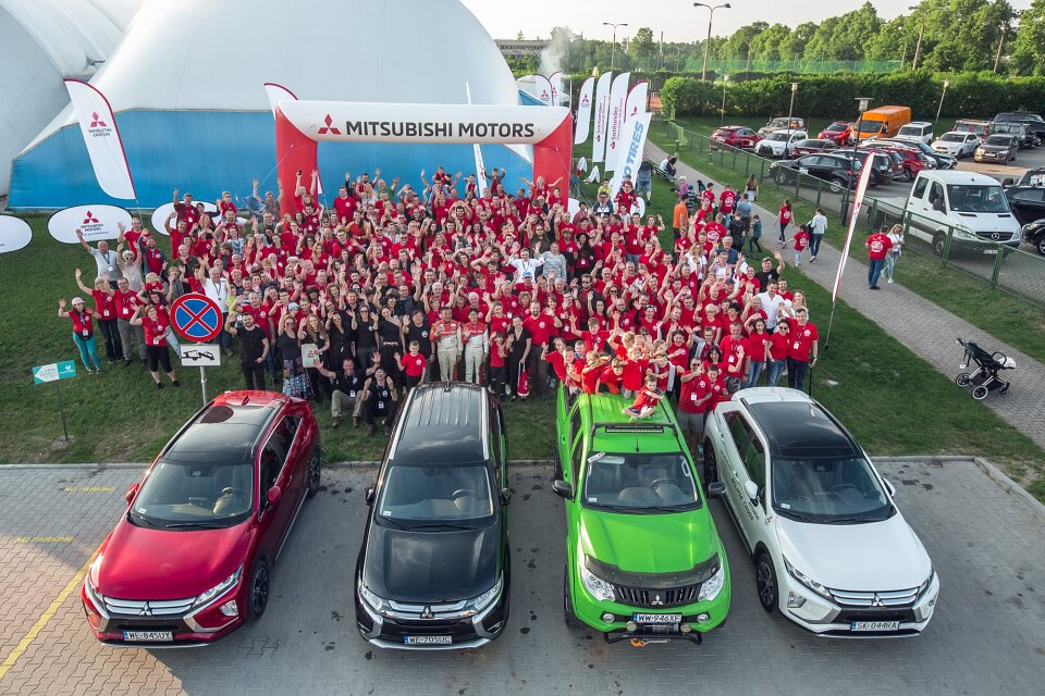 Grafika poglądowa IV Zlot Mitsubishi