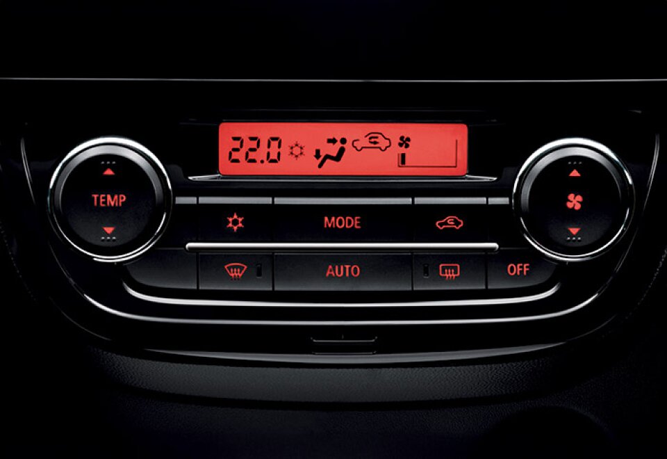 Grafika poglądowa Automatyczna klimatyzacja